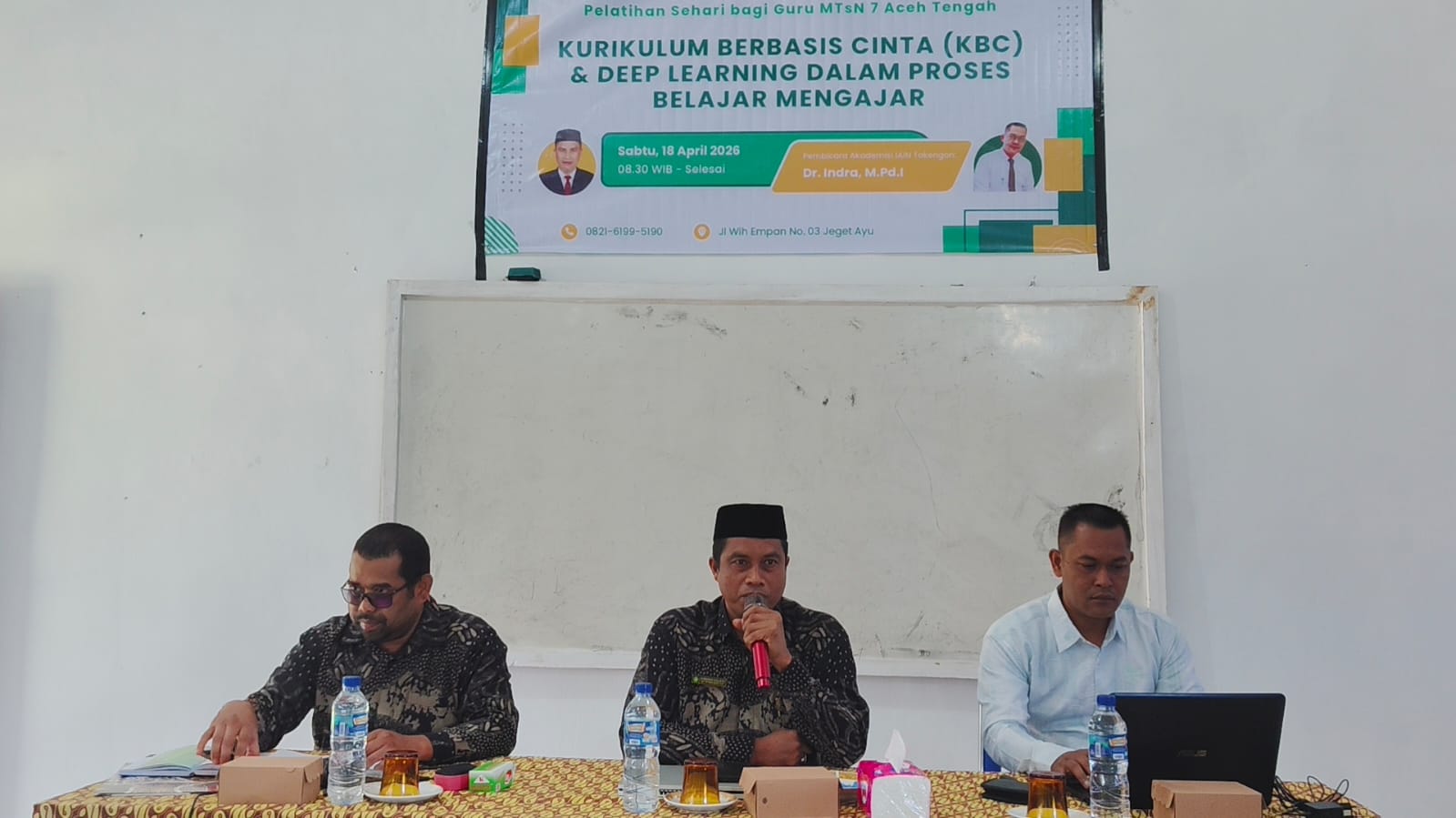 Wujudkan Pembelajaran Bermakna, MTsN 7 Aceh Tengah Gelar Pelatihan "Kurikulum Berbasis Cinta dan Deep Learning"